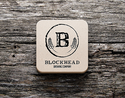 Blockhead Brewing Company Branding