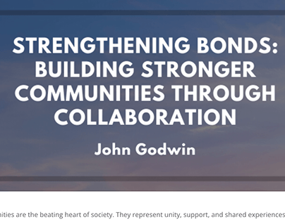 Building Stronger Communities Through Collaboration