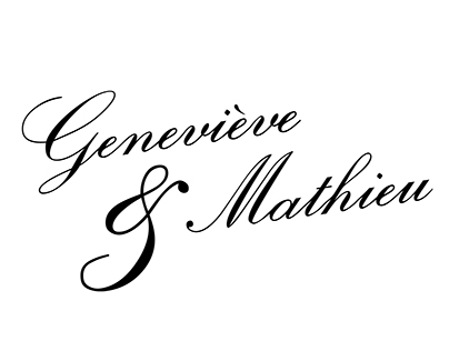 Invitation pour un mariage / Geneviève & Mathieu