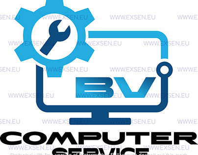 BV Computer service logos