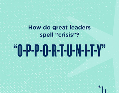 How do leaders spell "crisis"?