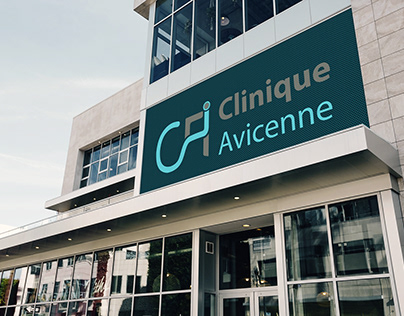 Clinique Avicenne logo design