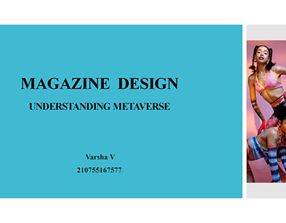 Understanding Metaverse - Magazine design plan