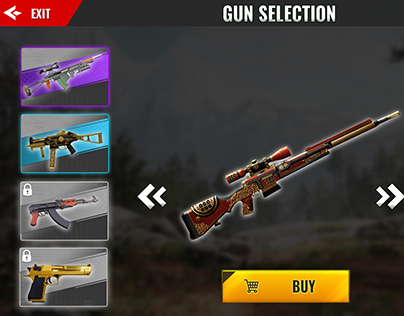 gun selecition game ui