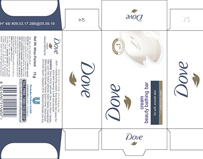 Dove Soap box Packaging Design In Corel Draw