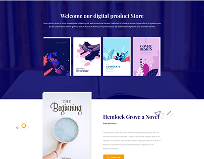 digital product landing page