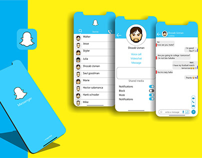 Snapchat Redesign as a Messenger