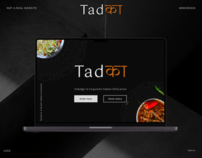 Tadka | Restaurant Web Design