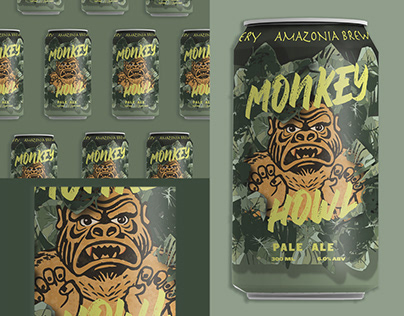 Monkey Howl - Beer packaging