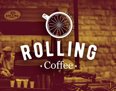 Diseño de marca Rolling Coffee