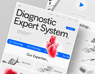 Healthcare Technology Landing Page Website