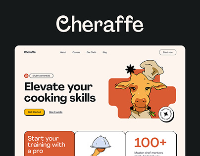 Cheraffe - Branding / UI / Illustration