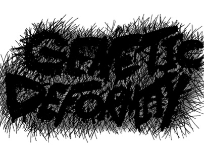 Logo for the grindcore metal band Genetic Deformity