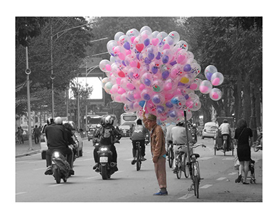 Hanoi Balloon Vendors