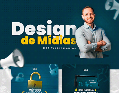 Design de Mídias - Cursos & Lançamento