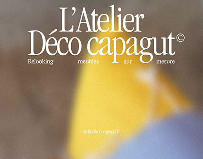 L'Atelier Déco du Capagut — Rebranding&website