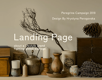 Landing page for Peregrine Campaign