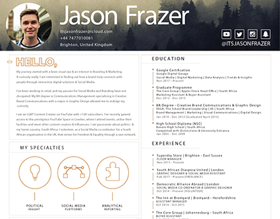CV - Jason Frazer