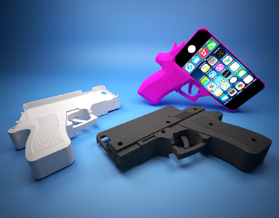 Gun Iphone - 3D prototype