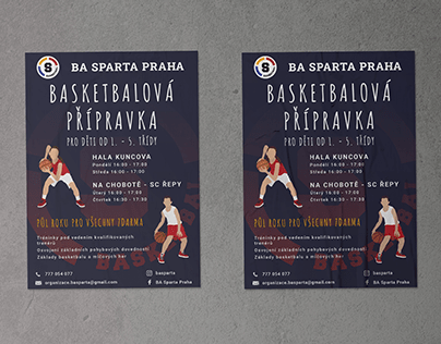 Plakát pro BA Sparta Praha