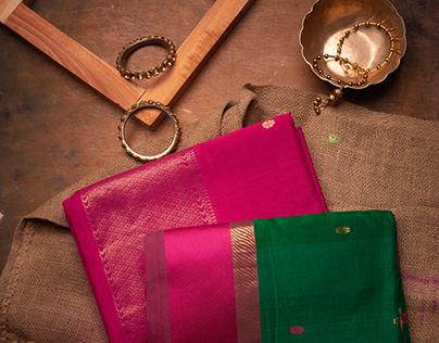 Saree Photography & Art Direction- The Loom Fable