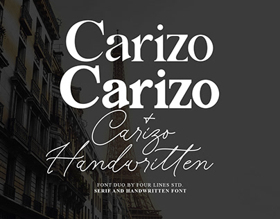 Carizo Duo// Serif and Handwritten Font