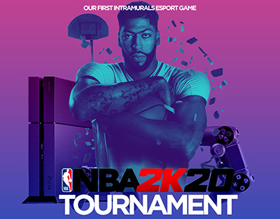 NBA 2K20 Esport Intramural Tournament Poster 2020