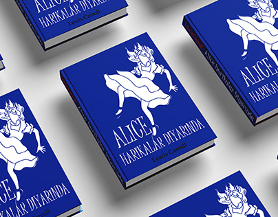 Alice in Wonderland Book Cover Design