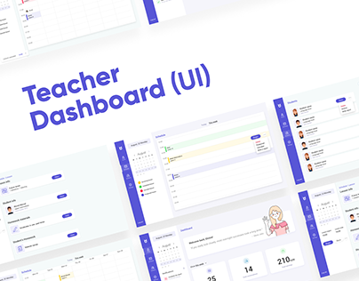 Teacher Dashboard | UI design