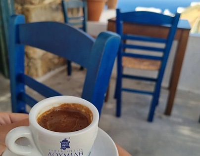 Loumidis Coffee in Greek Islands