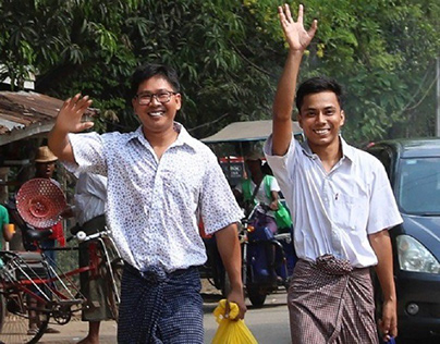 Reuters reporters jailed in Myanmar freed from prison
