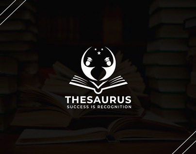 THESAURUS - A MODERN EDUCATIONAL BRANDING LOGO