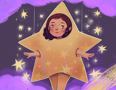 Character design Little Star girl