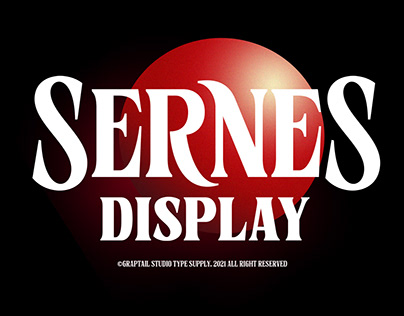 Sernes Display - Free Font