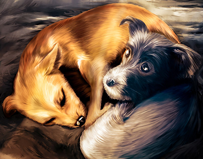Spencer's Dogs Illustration