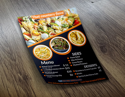 Food item flyer