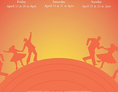 Dancing theatre poster