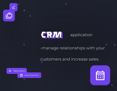 CRM mobile and web application