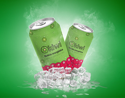 Soda Can Design & Labeling: "Okiwi"