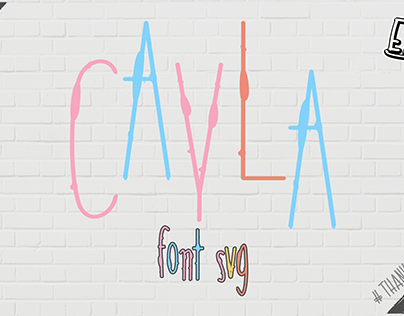 Cayla Font Svg