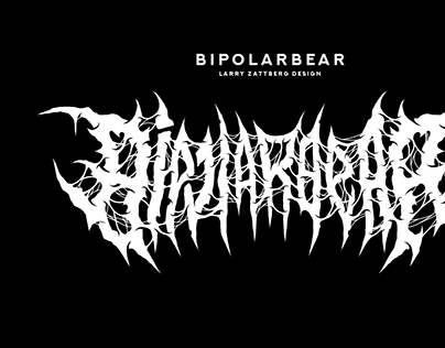 bipolarbear // death metal logo