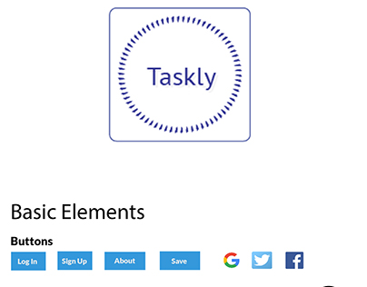Taskly-- UI Kit