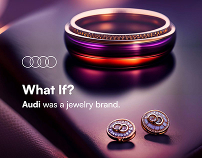 Audi re-imagined as a luxury jewelry brand