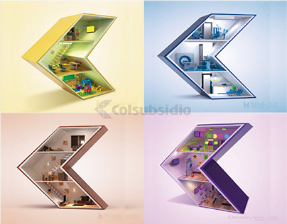 Colsubsidio Sevices - Key Visual Design