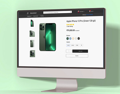 Product page Of E-commerce website