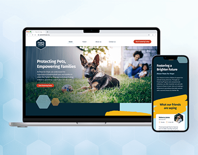 Paws for Hope | Website Redesign