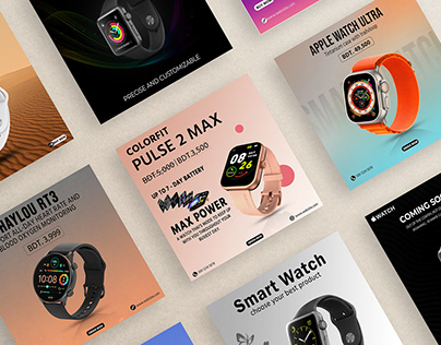 Smart Watch Social media Poster Design