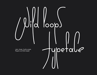 Wild Loops Typeface