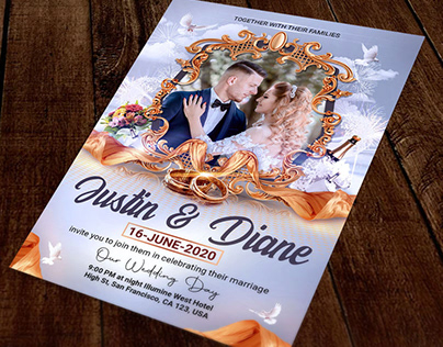 Wedding Flyer, Social Media, Facebook Cover