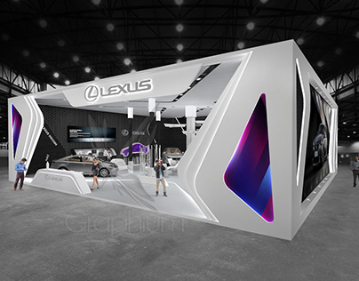 exhibition stand for LEXUS